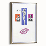 Vintage Film Poster 1960s - Kiss Me, Stupid Retro Cinema Print