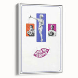 Vintage Film Poster 1960s - Kiss Me, Stupid Retro Cinema Print