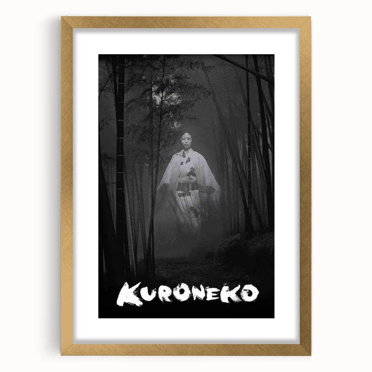 Vintage 60s Movie Poster - Kuroneko 1968 Retro Japanese Film Art
