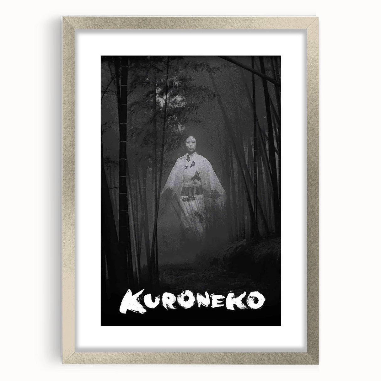 Vintage 60s Movie Poster - Kuroneko 1968 Retro Japanese Film Art
