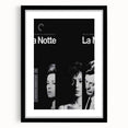 Mid-Century Movie Posters – La Notte 1961 Vintage Film Print