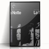 Mid-Century Movie Posters – La Notte 1961 Vintage Film Print