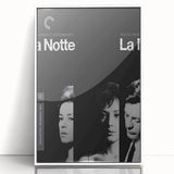 Mid-Century Movie Posters – La Notte 1961 Vintage Film Print