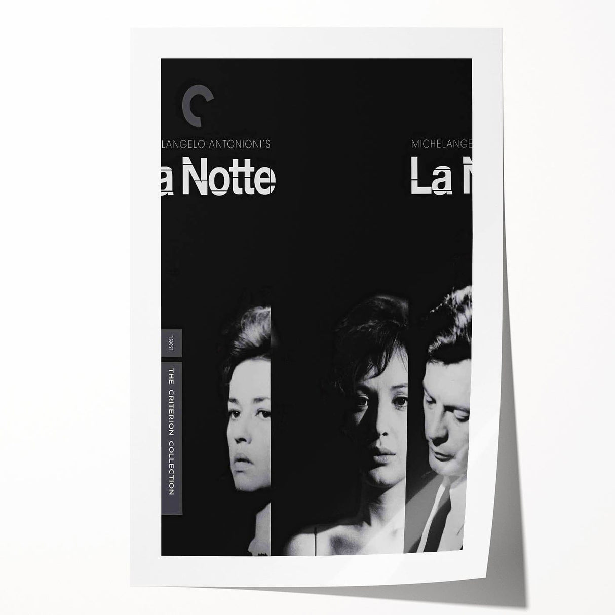Mid-Century Movie Posters – La Notte 1961 Vintage Film Print