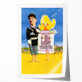 Retro Cinema Art 1960s – Le Gendarme de Saint-Tropez Vintage Poster