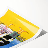 Retro Cinema Art 1960s – Le Gendarme de Saint-Tropez Vintage Poster