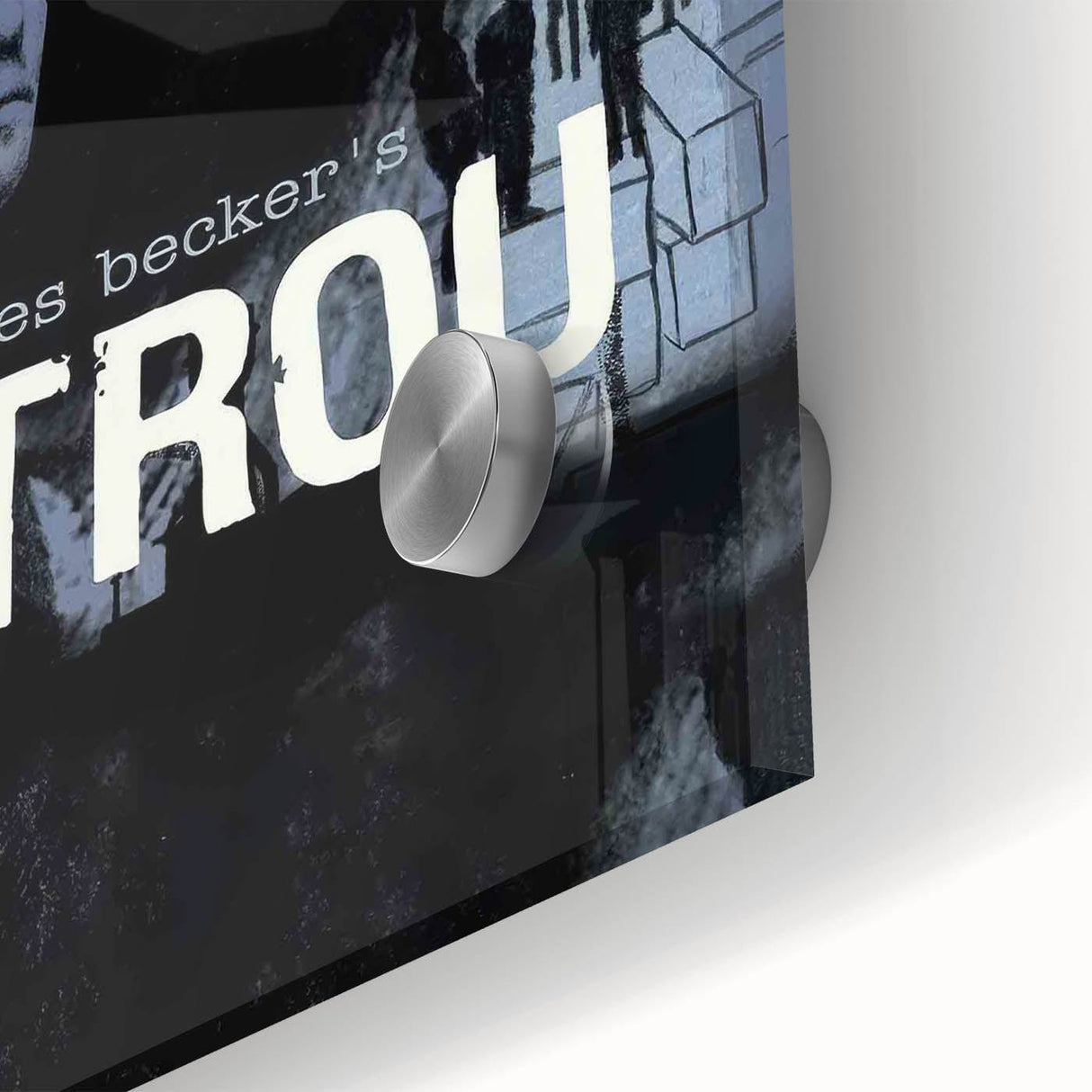 Vintage 60s Movie Poster – Le Trou Noir Crime Film Print