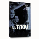 Vintage 60s Movie Poster – Le Trou Noir Crime Film Print