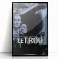 Vintage 60s Movie Poster – Le Trou Noir Crime Film Print