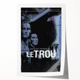 Vintage 60s Movie Poster – Le Trou Noir Crime Film Print