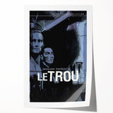 Vintage 60s Movie Poster – Le Trou Noir Crime Film Print