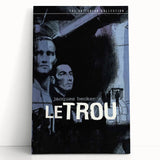 Vintage 60s Movie Poster – Le Trou Noir Crime Film Print