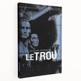 Vintage 60s Movie Poster – Le Trou Noir Crime Film Print