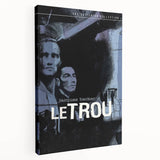 Vintage 60s Movie Poster – Le Trou Noir Crime Film Print