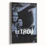 Vintage 60s Movie Poster – Le Trou Noir Crime Film Print