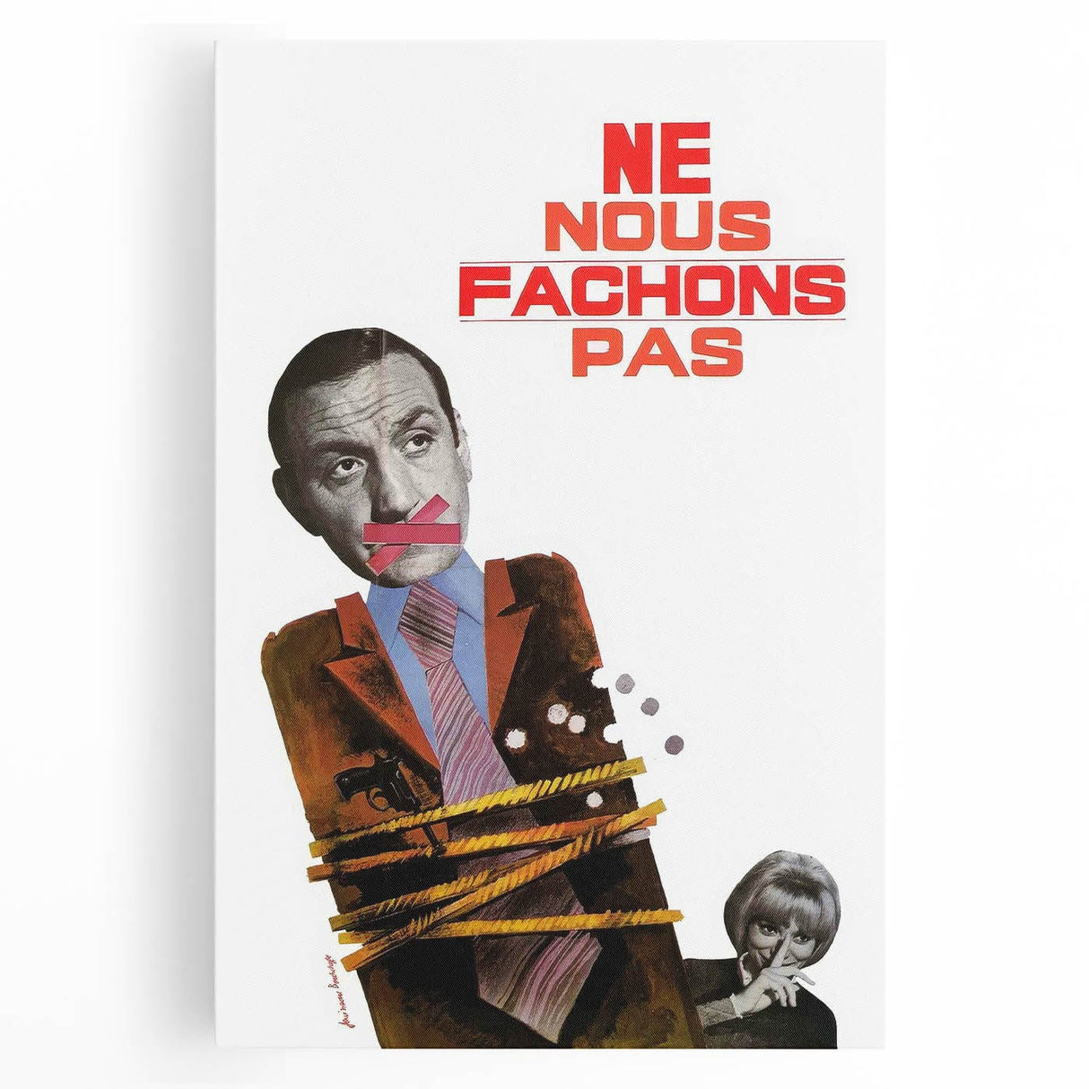 Classic 60s Movie Prints – Ne Nous Fâchons Pas Vintage Film Poster