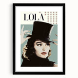 Retro Cinema Art 1960s – Lola Vintage Movie Poster Print