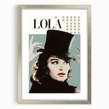 Retro Cinema Art 1960s – Lola Vintage Movie Poster Print