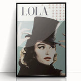 Retro Cinema Art 1960s – Lola Vintage Movie Poster Print