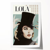 Retro Cinema Art 1960s – Lola Vintage Movie Poster Print