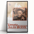 Classic 60s Movie Prints - Lonely Are the Brave Vintage Film Poster