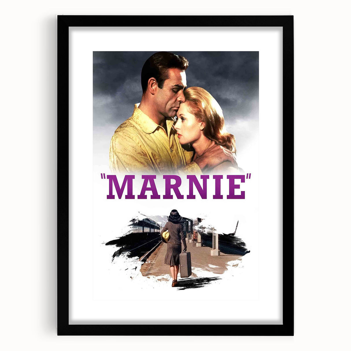 Vintage 60s Film Posters - Marnie Classic Movie Print