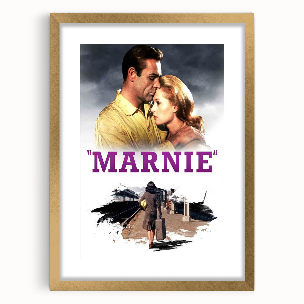 Vintage 60s Film Posters - Marnie Classic Movie Print