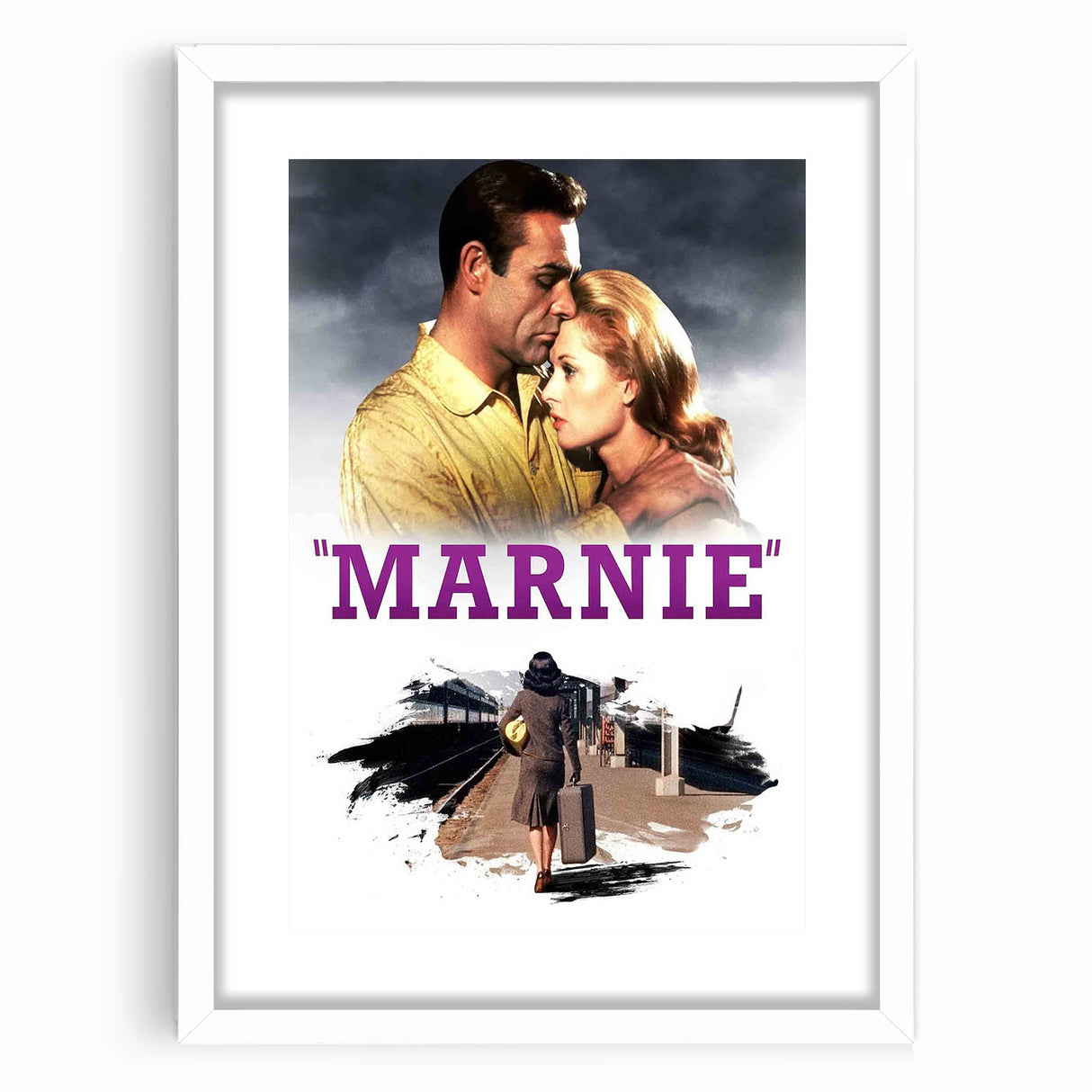 Vintage 60s Film Posters - Marnie Classic Movie Print