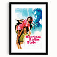 Classic 60s Movie Prints - Marriage Italian Style Vintage Poster