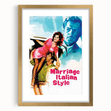 Classic 60s Movie Prints - Marriage Italian Style Vintage Poster