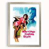 Classic 60s Movie Prints - Marriage Italian Style Vintage Poster