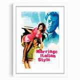 Classic 60s Movie Prints - Marriage Italian Style Vintage Poster