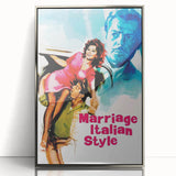 Classic 60s Movie Prints - Marriage Italian Style Vintage Poster