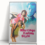 Classic 60s Movie Prints - Marriage Italian Style Vintage Poster