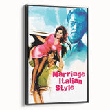 Classic 60s Movie Prints - Marriage Italian Style Vintage Poster