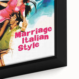 Classic 60s Movie Prints - Marriage Italian Style Vintage Poster