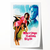Classic 60s Movie Prints - Marriage Italian Style Vintage Poster