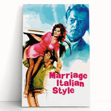 Classic 60s Movie Prints - Marriage Italian Style Vintage Poster