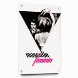 Vintage Film Posters 1960s - Masculin Féminin Retro Movie Art