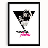 Vintage Film Posters 1960s - Masculin Féminin Retro Movie Art