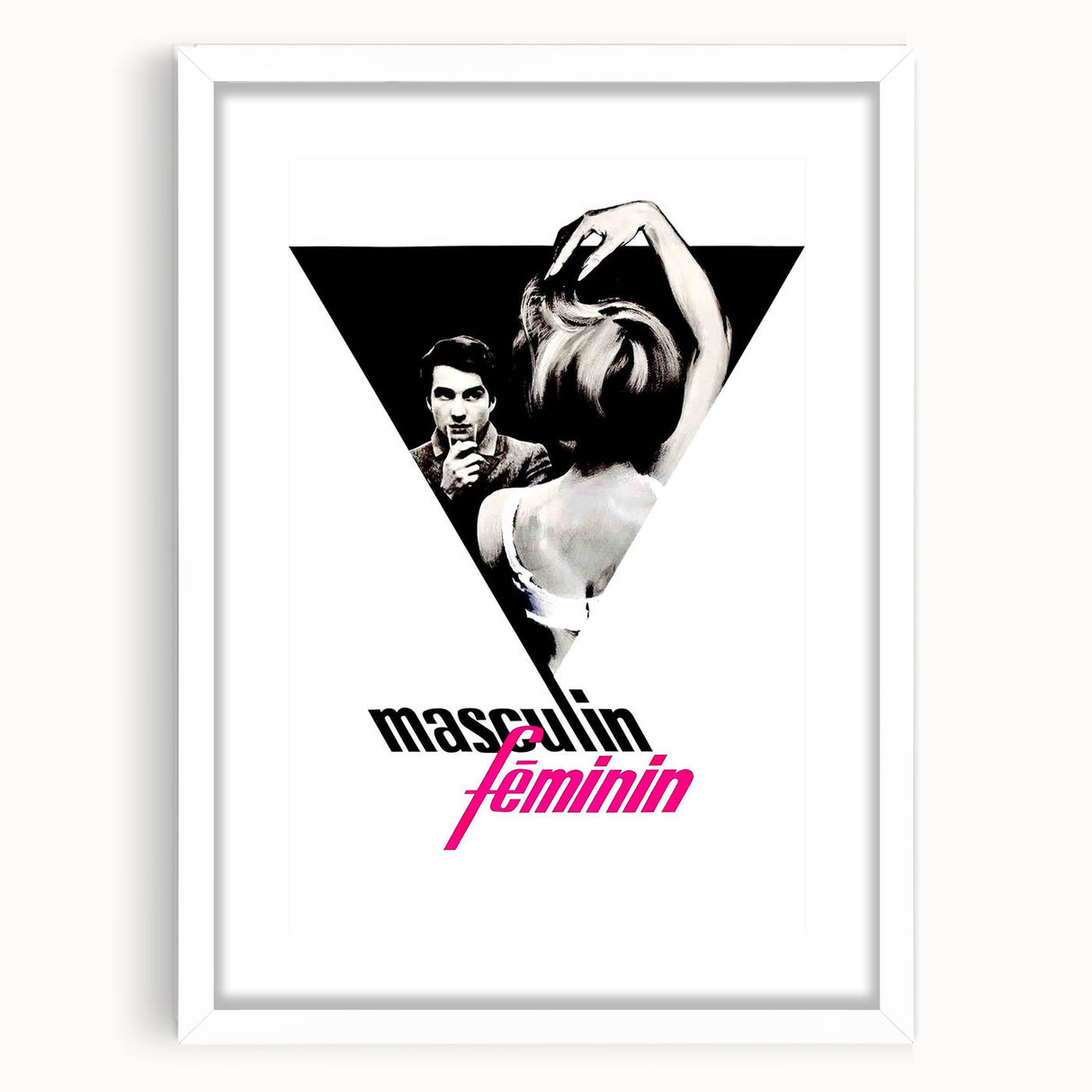 Vintage Film Posters 1960s - Masculin Féminin Retro Movie Art