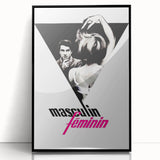 Vintage Film Posters 1960s - Masculin Féminin Retro Movie Art