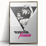 Vintage Film Posters 1960s - Masculin Féminin Retro Movie Art