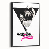 Vintage Film Posters 1960s - Masculin Féminin Retro Movie Art