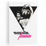 Vintage Film Posters 1960s - Masculin Féminin Retro Movie Art