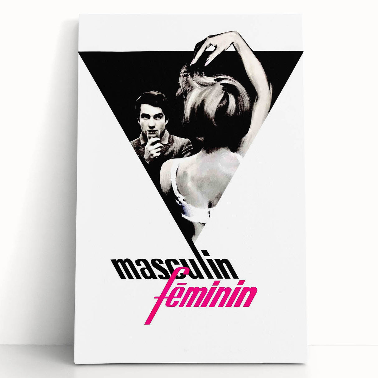 Vintage Film Posters 1960s - Masculin Féminin Retro Movie Art