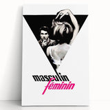 Vintage Film Posters 1960s - Masculin Féminin Retro Movie Art