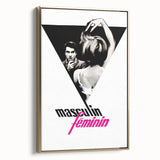 Vintage Film Posters 1960s - Masculin Féminin Retro Movie Art