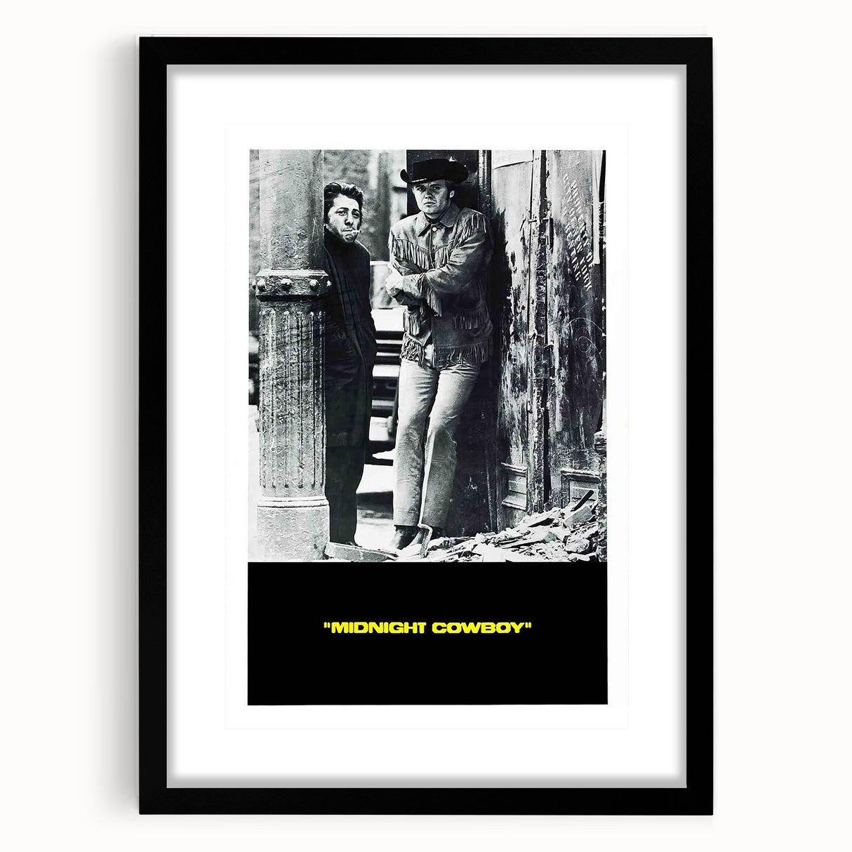 Classic 60s Movie Prints - Midnight Cowboy Vintage Film Poster
