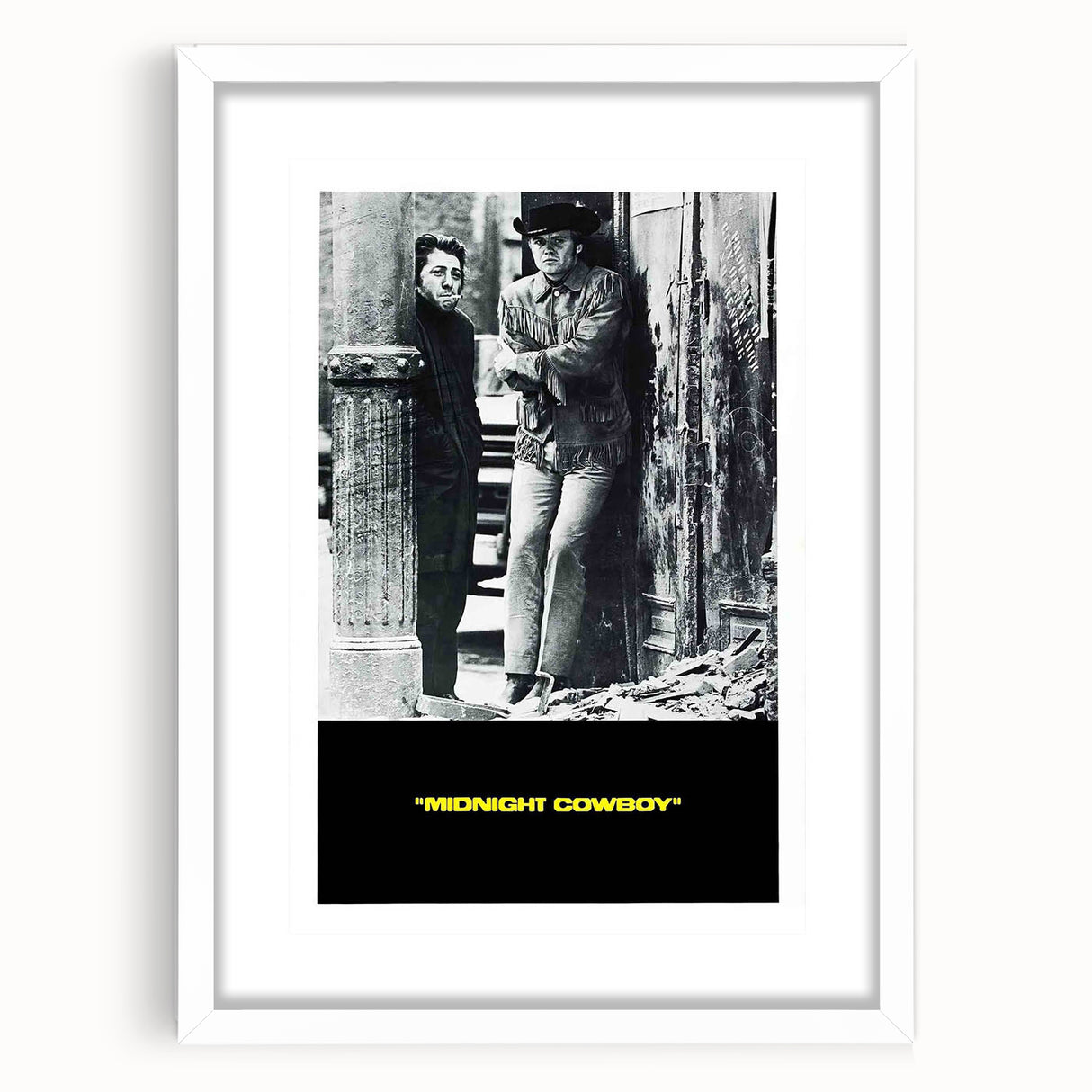 Classic 60s Movie Prints - Midnight Cowboy Vintage Film Poster